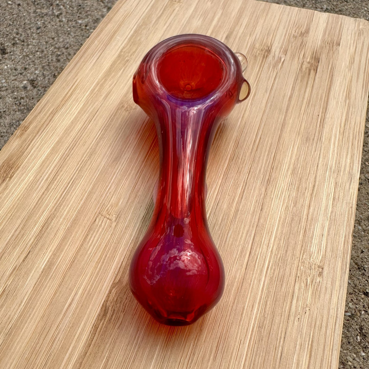 Boro Vault Colorado Spoon Ex Light Yellow + Orange Elvis + Pink Dots
