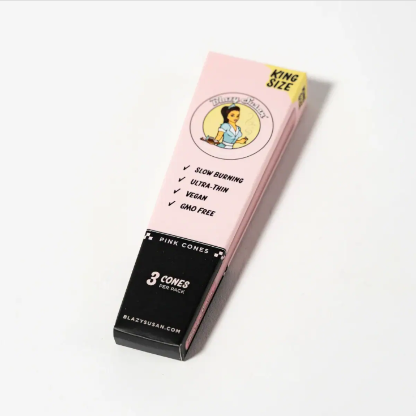 Blazy Pink Pre Rolled Cones King Size (3ct)